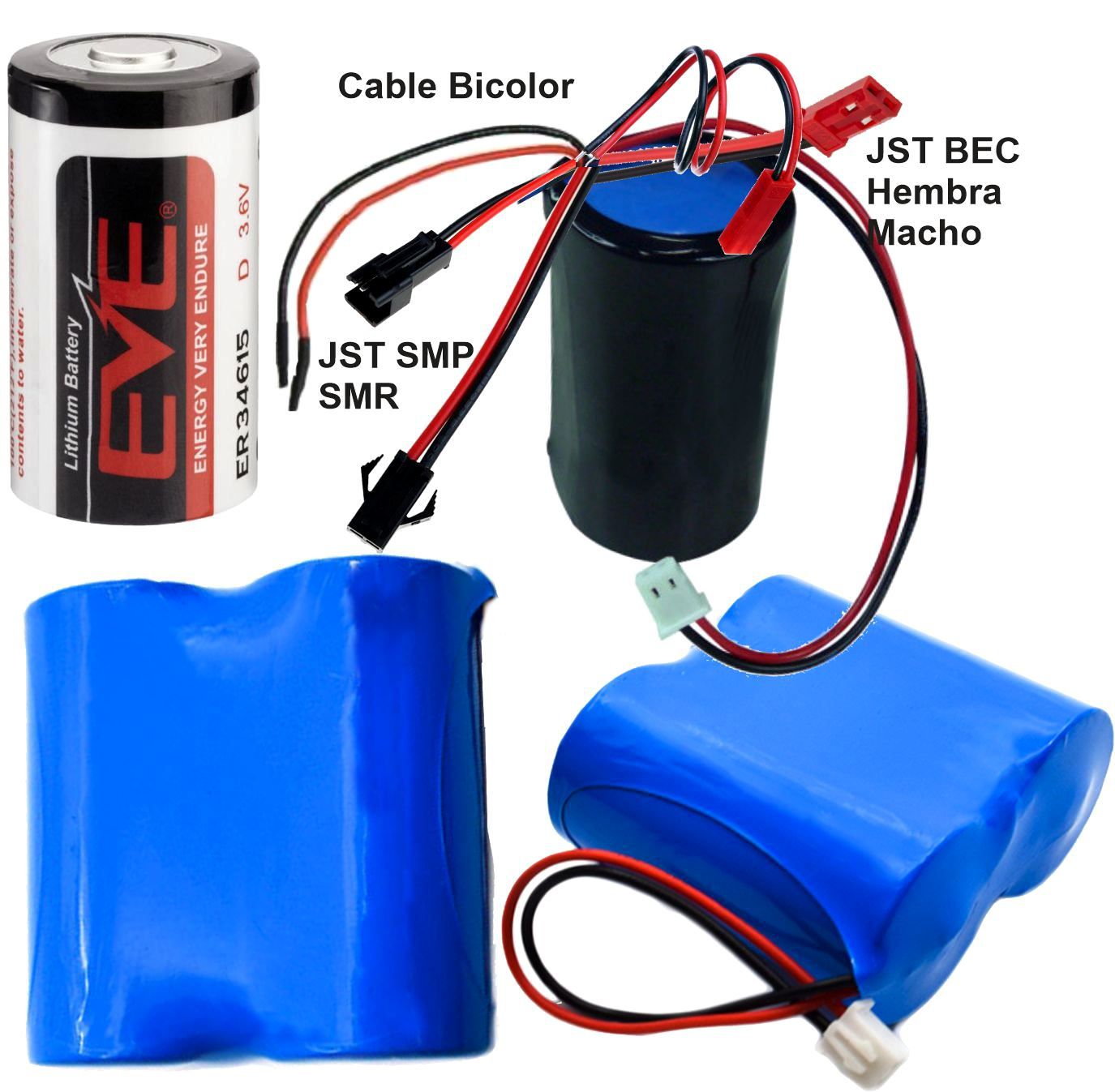 Pila y Pack de Litio ER34615-3.6v